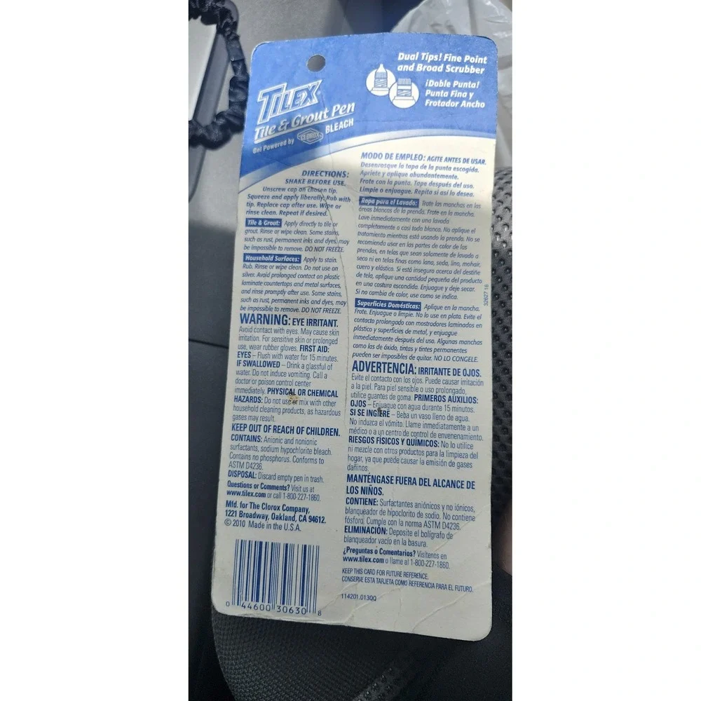 Clorox tilex tile
